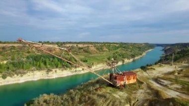 Anteni: bir taş ocağı dev madencilik Ekskavatör