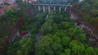 Hava atış köprü Kanyon Kamenec-Podolskiy