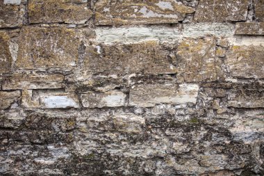 Ortaçağ Duvar taşlardan yapılmış