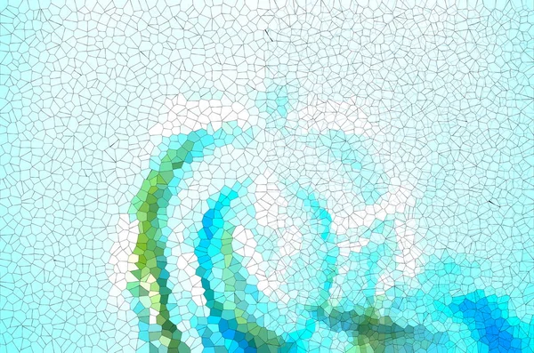 Soyut renkli grafik arkaplan. Lekeli cam şekilleri.