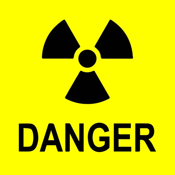 Sarı arkaplanda siyah işaretler ve tehlike sembolleri var..