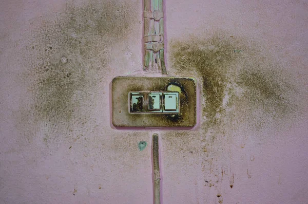 Duvarlardaki lekeler ve temizlenmemiş elektrik düğmeleri. Patojenin kaynağı.