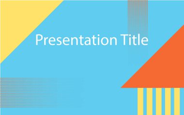 Rapor ya da sunum için bir kapak sayfası tasarla. Web siteleri için şablonlar tasarla.