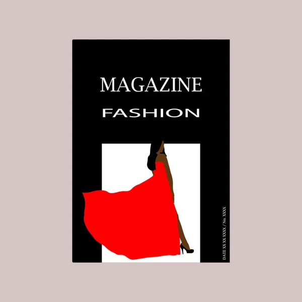 Derginin kapağı. Yaratıcı illüstrasyon renk kitabı tasarımı.