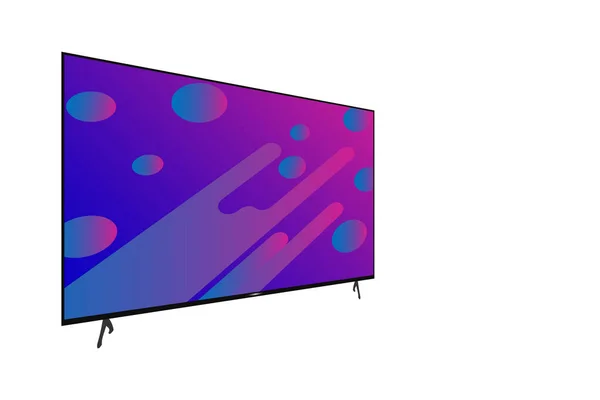 Beyaz Arkaplanda Ultra Yüksek Tanımlı Monitör.