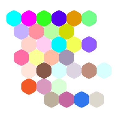 Çokgen şekilli. Soyut illüstrasyon renkli arkaplan ve doku.