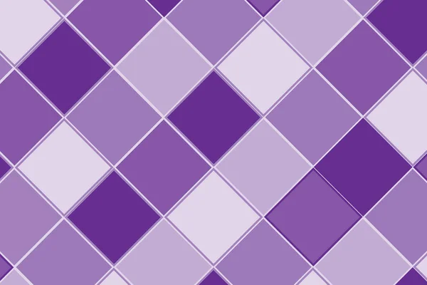 Full Frame Square Shape Seamless Pattern Background Illustration Purple Tone — Stock Vector