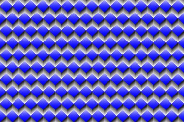 Çizim geometrik şekiller mavi, siyah, beyaz ton arkaplan ve doku. Kusursuz desen.