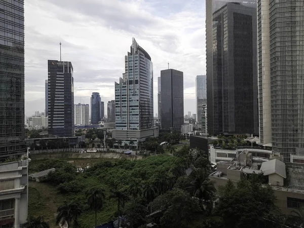 View High Rise Office Building Building Business Center Indonesia — Stock Photo, Image