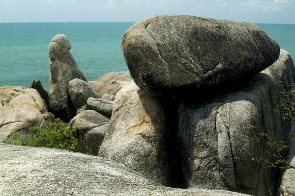 Hin ta furcsa kő, a Koh Samui.Thailand. — Stock Fotó