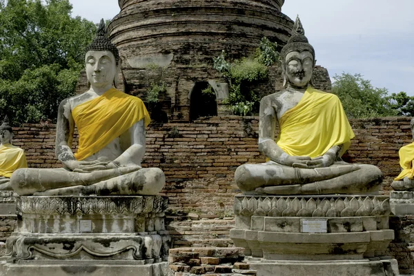 Starý Buddha v Thajsku . — Stock fotografie