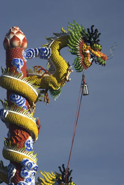 Čínský drak pól — Stock fotografie