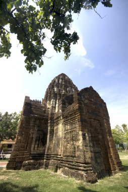Antik pagoda Tay Tapınak, Tayland.