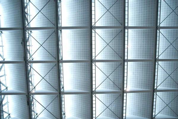 Textura y fondo del techo de cristal gigante . — Foto de Stock