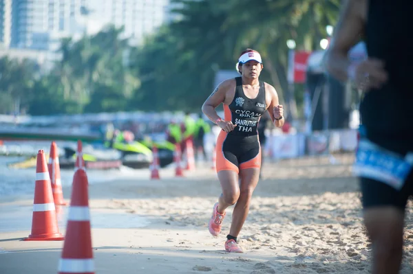 Triatlón de Pattaya, Tailandia Tri-League Tour Series 2015 . —  Fotos de Stock