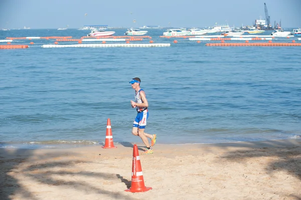 Triatlón de Pattaya, Tailandia Tri-League Tour Series 2015 . — Foto de Stock