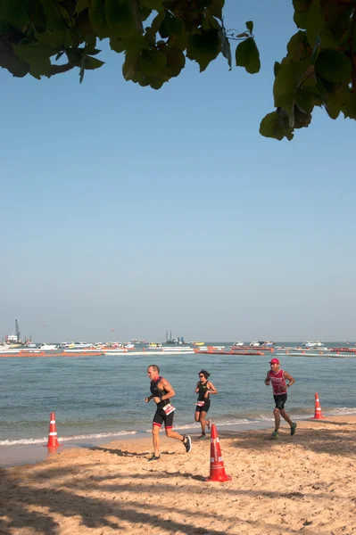 Triatlón de Pattaya, Tailandia Tri-League Tour Series 2015 . — Foto de Stock