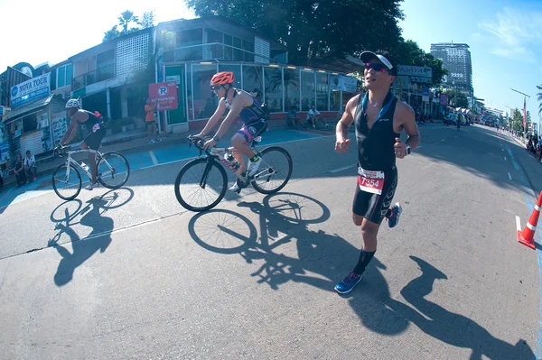 Triatlón de Pattaya, Tailandia Tri-League Tour Series 2015 . —  Fotos de Stock