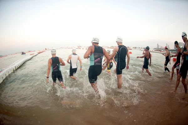 Triatlón de Pattaya, Tailandia Tri-League Tour Series 2015 . — Foto de Stock