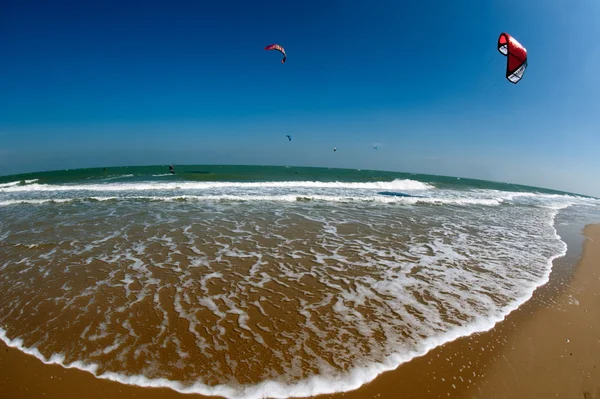 Kite Surf of Kite Board, watersport. — Stockfoto