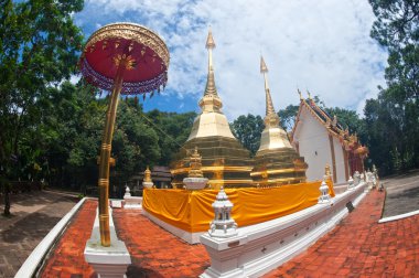 Wat Phra o Doi Tung, Chiang Rai, Tayland.