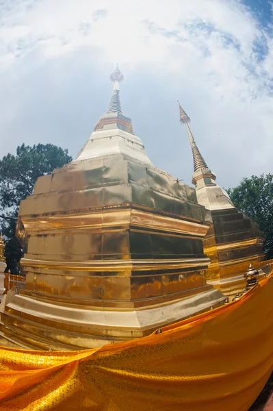 Wat Phra že Doi Tung, Chiang Rai, Thajsko. — Stock fotografie