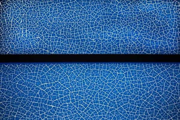 Textura Fundo Traços Azul Quebrado Vidro Brilhante Dentro — Fotografia de Stock