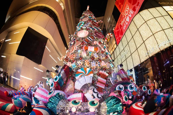 Bangkok Tailandia Diciembre 2020 Luz Muñeca Decoran Hermosa Celebración Del —  Fotos de Stock