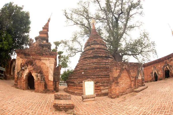 Yadana Hsemee Pagoda komplex. — Stock fotografie