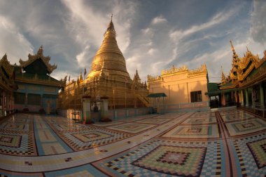 Soon U Pone Nya Shin Pagoda,Myanmar. clipart