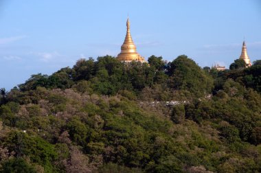 Pagoda Sagaing Hill, Myanmar Sagaing bölümü.
