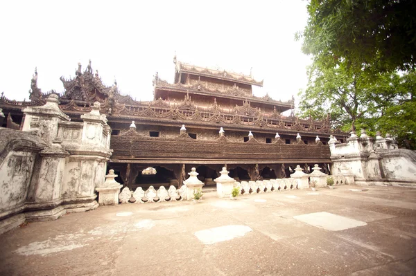 Shwenandaw Monastery in Mandalay,Myanmar. — Stock Photo, Image