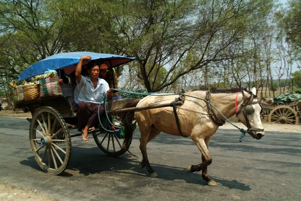 Přeprava v Myanmaru. — Stock fotografie