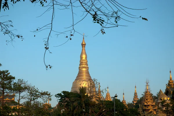 Shwegagon Pagoda, Yangon, Myanmar. — Stock fotografie