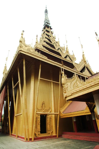 Myanmar art of building in temple . — Stock Photo, Image