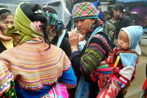 Gruppe von hmong Frauen. — Stockfoto