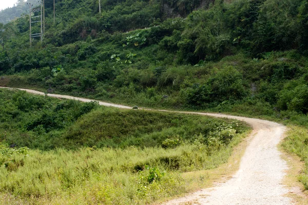 Route in rural,Vietnam. — Stock Photo, Image