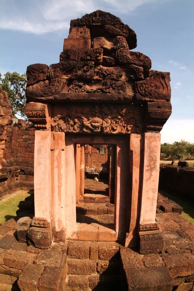 Ku ka Sing Khmer Pagoda in Thailand . — Stockfoto