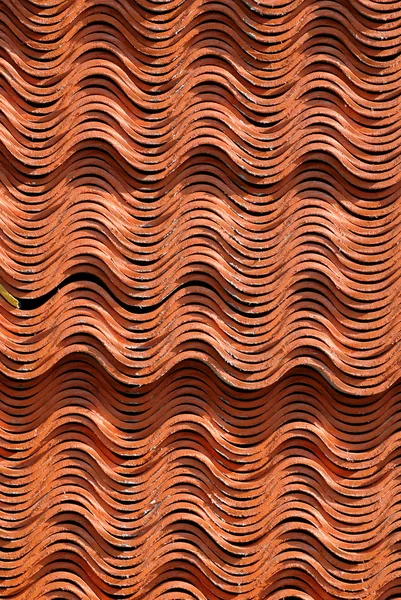 Textura cerâmica telhado  . — Fotografia de Stock