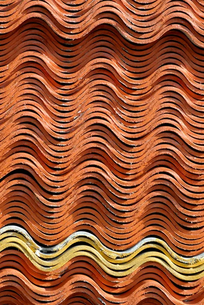 Textura cerâmica telhado  . — Fotografia de Stock