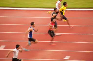 100m.in Tayland açık Atletizm Şampiyonası 2013.