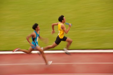4x400m. Tayland açık Atletizm Şampiyonası 2013'de geçişi.