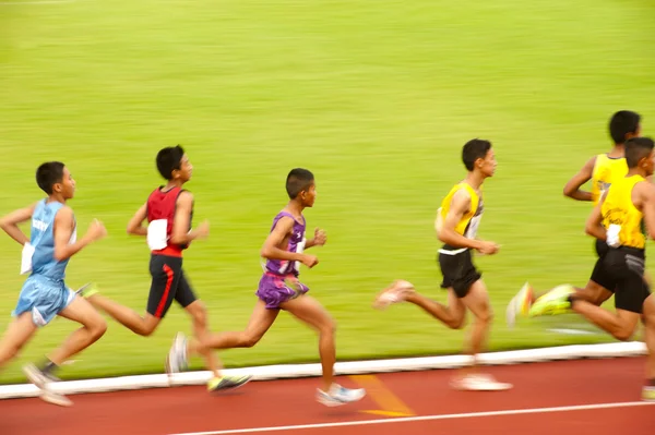 1500 m.in Tailandia Campeonato Abierto de Atletismo 2013 . — Foto de Stock