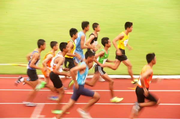 1500 m.in Tailândia Open Athletic Championship 2013 . — Fotografia de Stock