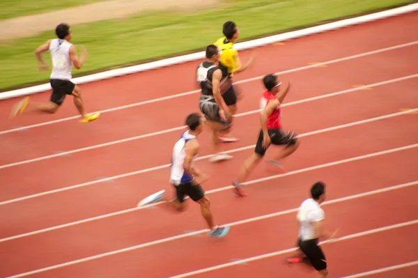 100m.in Thailand Open Athletic Championship 2013. — Stock Photo, Image