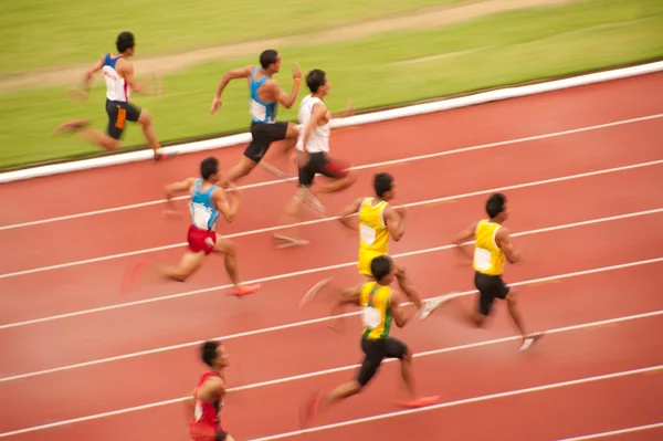 100m.in Tayland açık Atletizm Şampiyonası 2013. — Stok fotoğraf