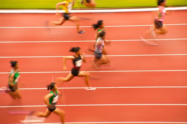 100m.in Tayland açık Atletizm Şampiyonası 2013. — Stok fotoğraf
