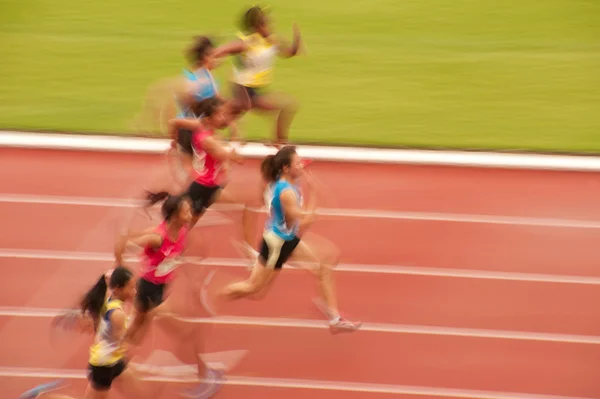 100m.in Tailândia Open Athletic Championship 2013 . — Fotografia de Stock