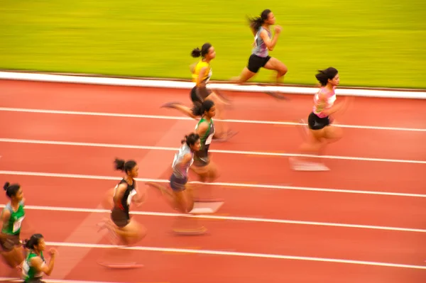 100m.in Tailandia Campeonato Abierto de Atletismo 2013 . — Foto de Stock