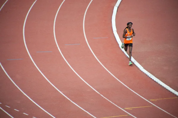 5000 m.in Tailândia Open Athletic Championship 2013 . — Fotografia de Stock